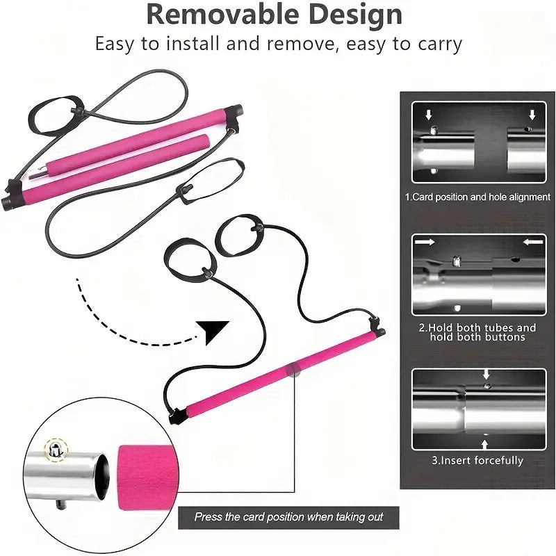 Premium Pilates Bar Resistance Band