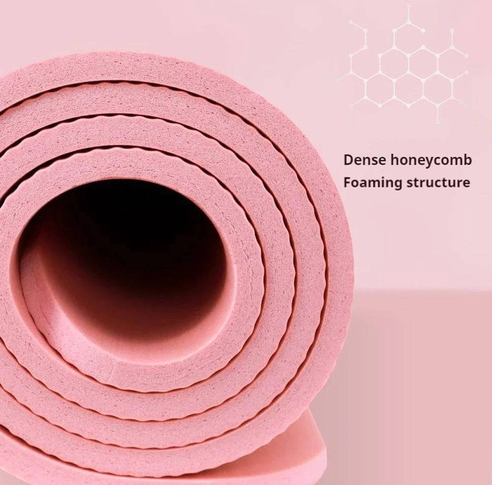 Yoga Mat Non Slip Eco Friendly Fitness Exercise Mat Pilates Pro Yoga Mats for Women Workout Mats for Home Floor Workouts