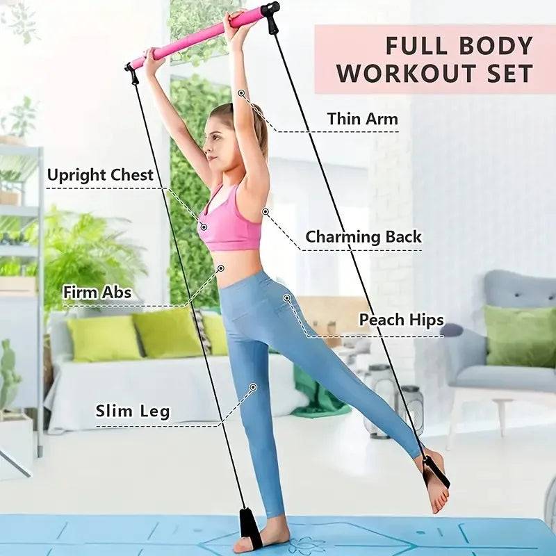 Premium Pilates Bar Resistance Band