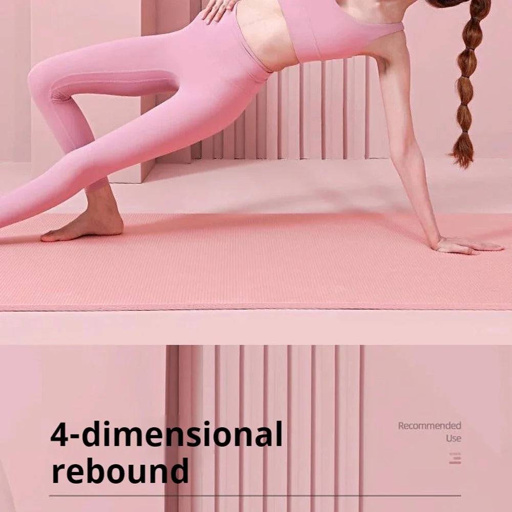 Yoga Mat Non Slip Eco Friendly Fitness Exercise Mat Pilates Pro Yoga Mats for Women Workout Mats for Home Floor Workouts