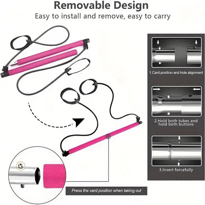 Premium Pilates Bar Resistance Band